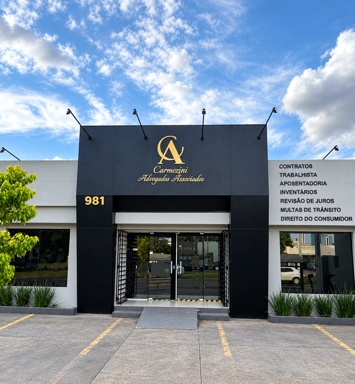 Fachada da Carmezini Advogados Associados em Londrina
